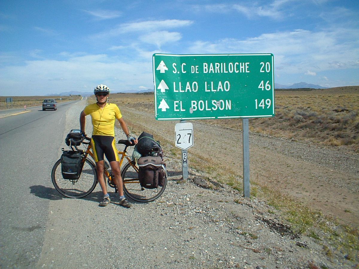 The road to San Carlos de Bariloche, Argentina