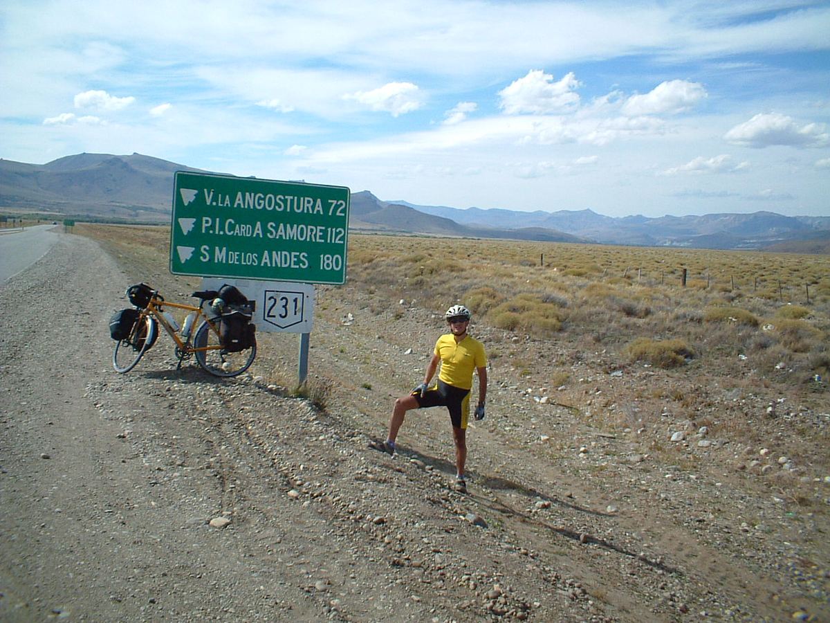 The road to Villa La Angostura, Argentina