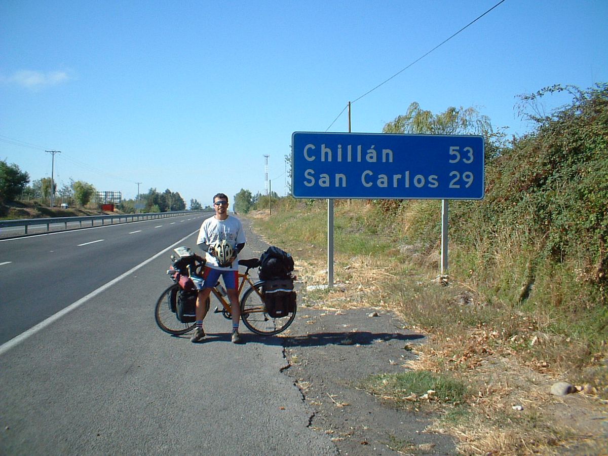 The road to Chillán, Chile
