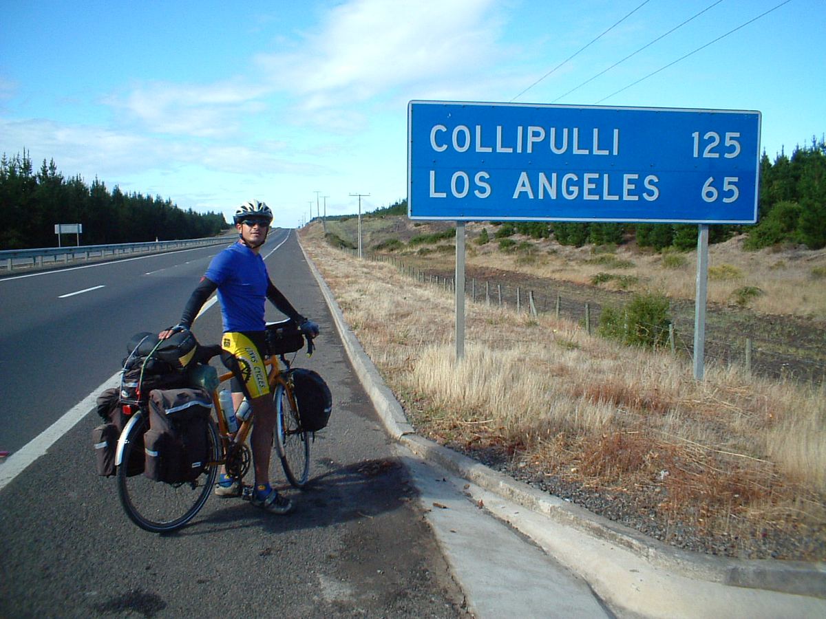 The road to Collipulli, Chile
