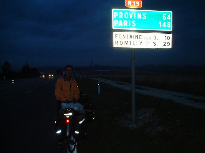 The road to Paris, France