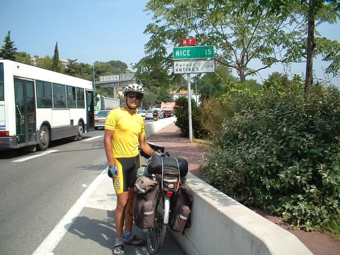 The road to Nice, France
