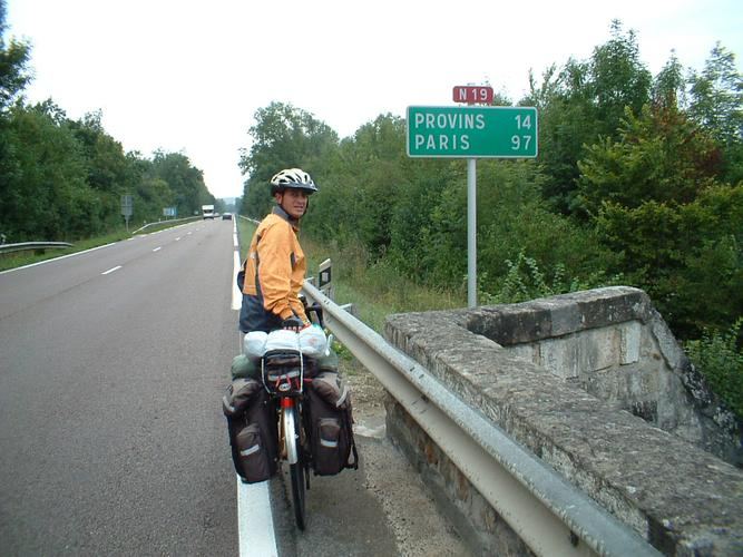 The road to Provins, France