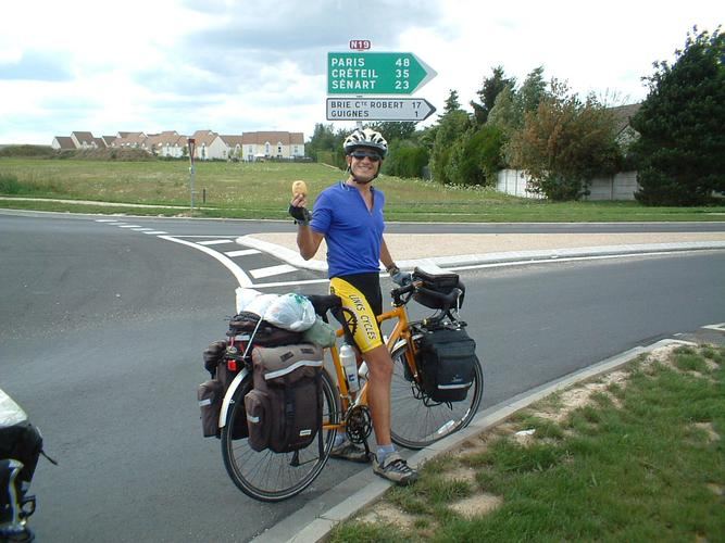 The road to Guignes, France