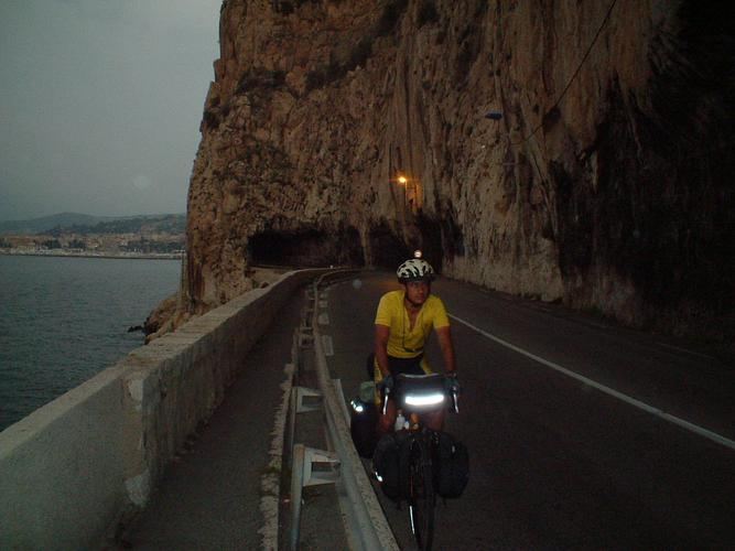 The road from Nice to Monaco