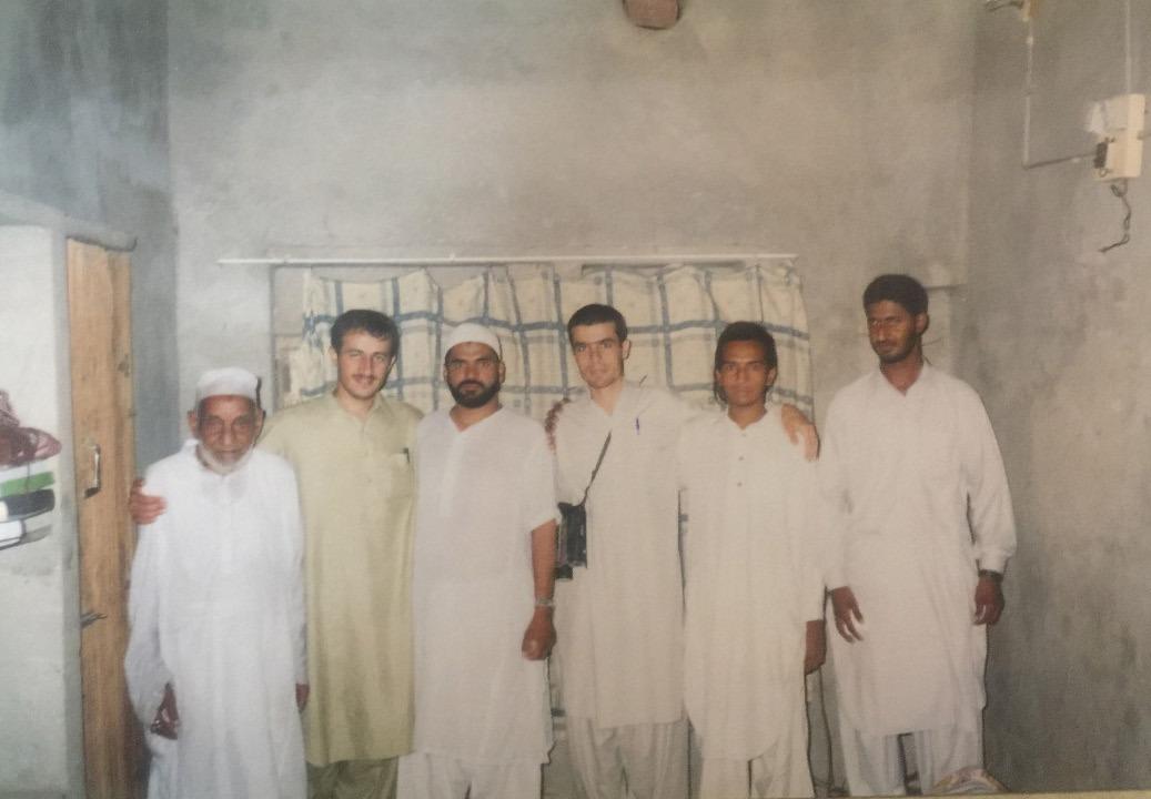 With the old traditional healer, Pakistan