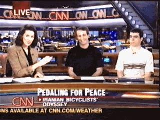 From a studio interview during the ride